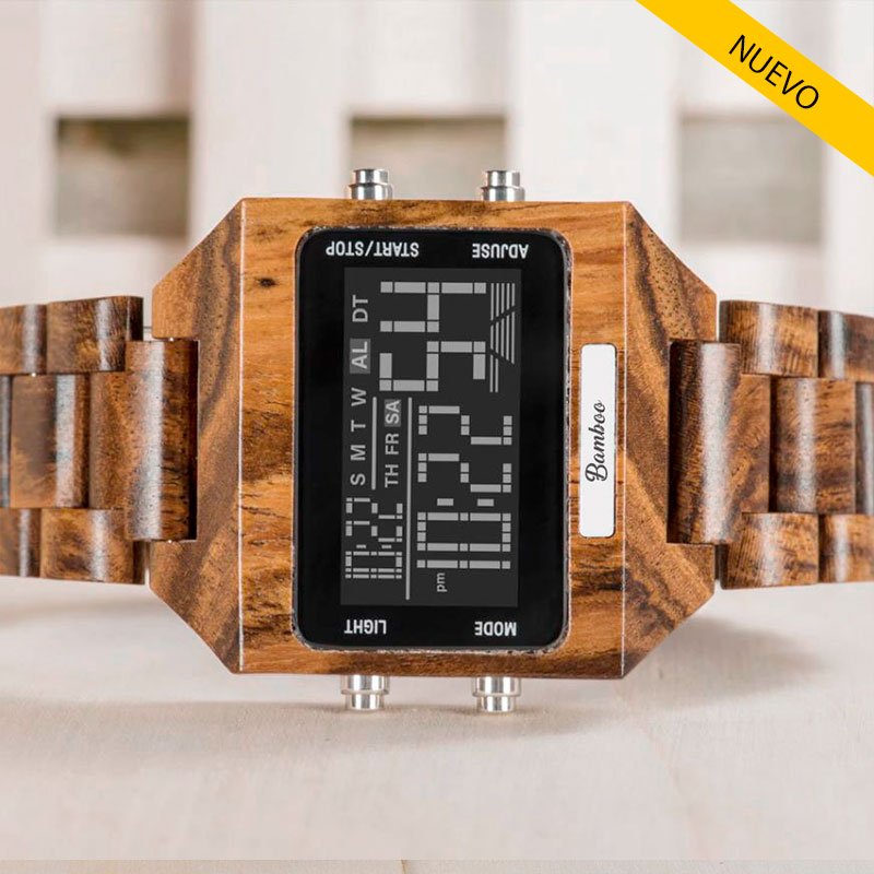 Reloj de madera Di-Luxury Zebrano - Hombre