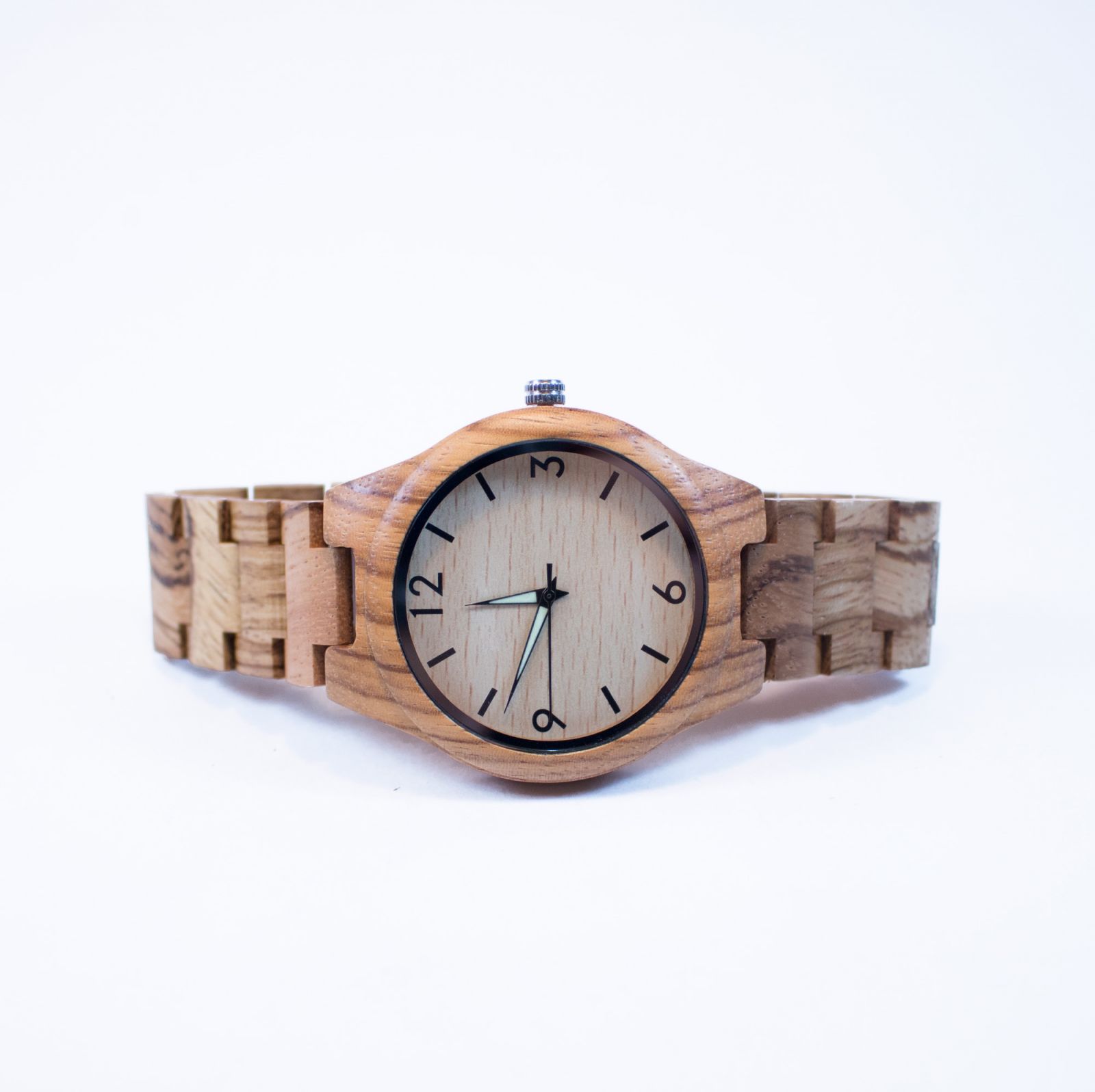 Reloj de madera Classic Zebra - Hombre