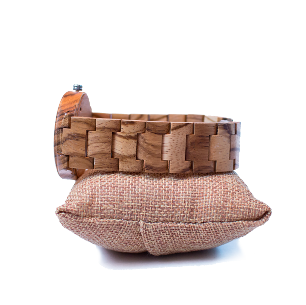 Reloj de madera de hombre