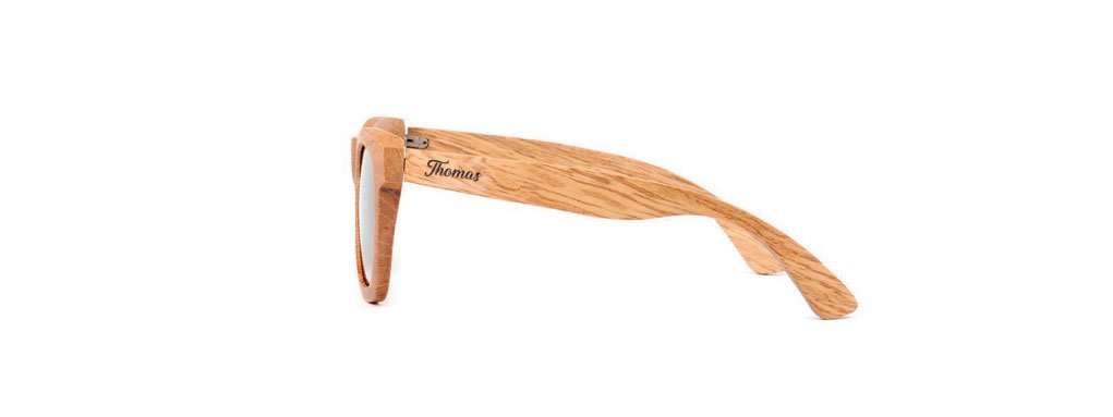 gafas de madera personalizadas