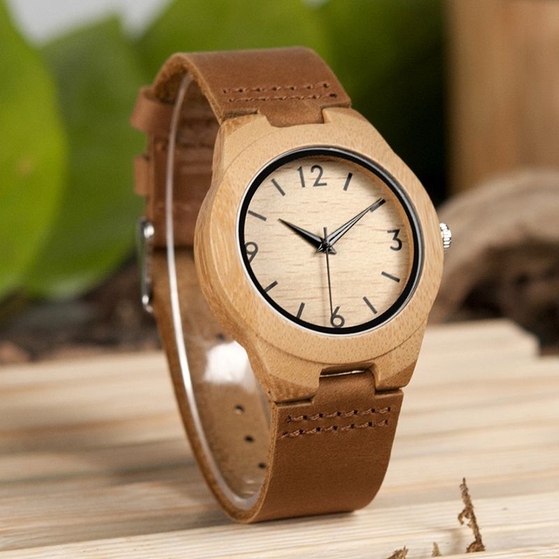 Reloj de madera Bamboo Vintage - Unisex