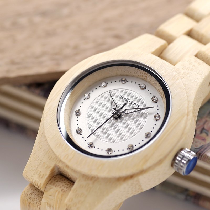Reloj de madera Bamboo Unique - Mujer