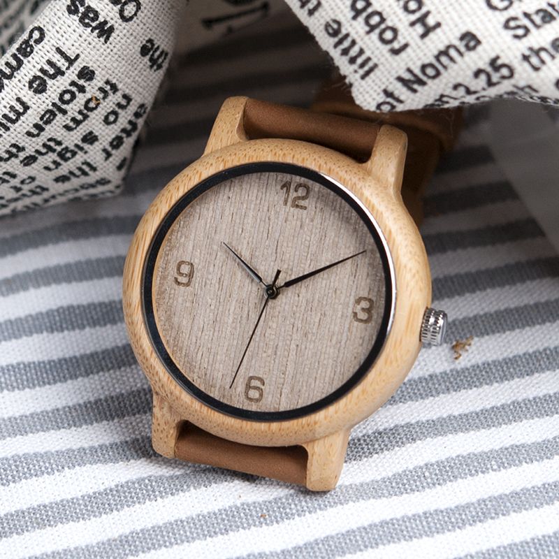 Reloj de madera Bamboo Sense - Unisex