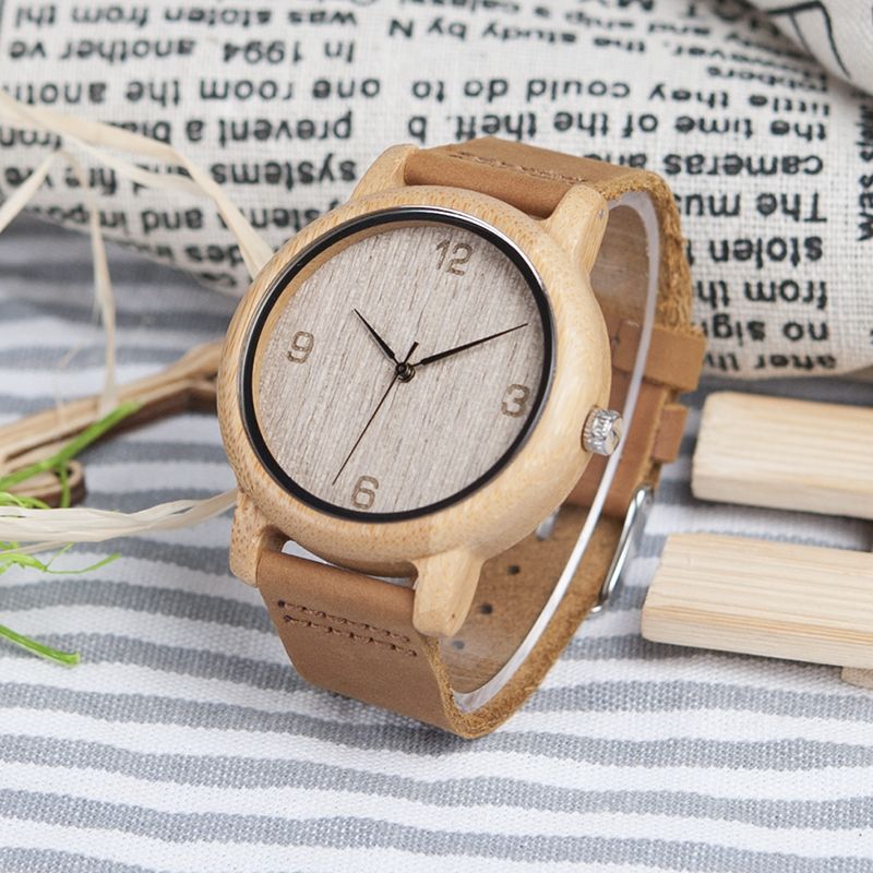Reloj de madera Bamboo Sense - Unisex