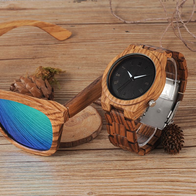 Reloj de madera Classic Hipster - Hombre