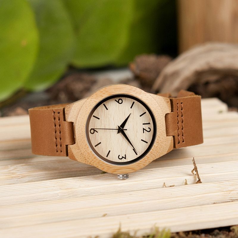 Reloj de madera Bamboo Vintage - Unisex