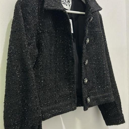 Chaqueta Tweed negra Wildpony [1]