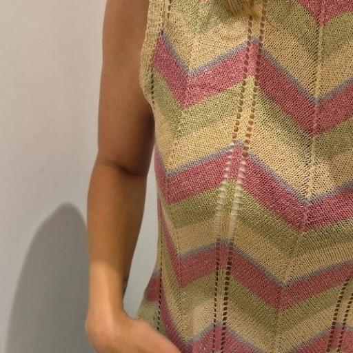 Top  Jacquard Tricolor Nekane.