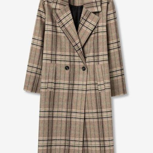 Abrigo Tartin Cuadros Tiffosi .