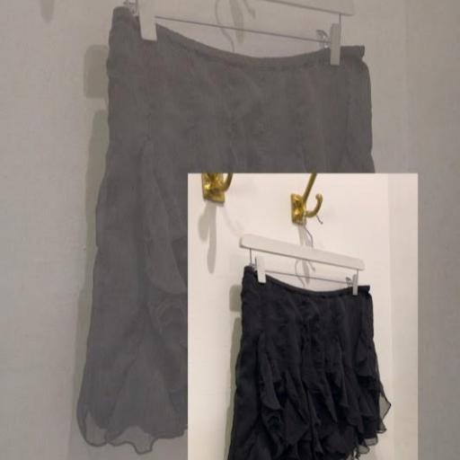 Minifalda Volantes negra Wildpony [1]