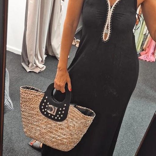 Vestido Dalai Negra Nekane. 