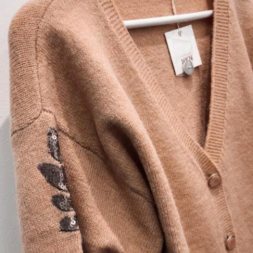 Cárdigan flores lentejuelas Pailsey Nekane.