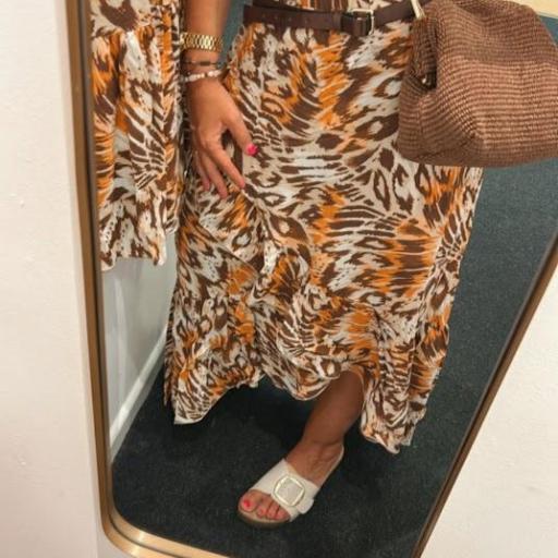 Falda animal print Flamingo.