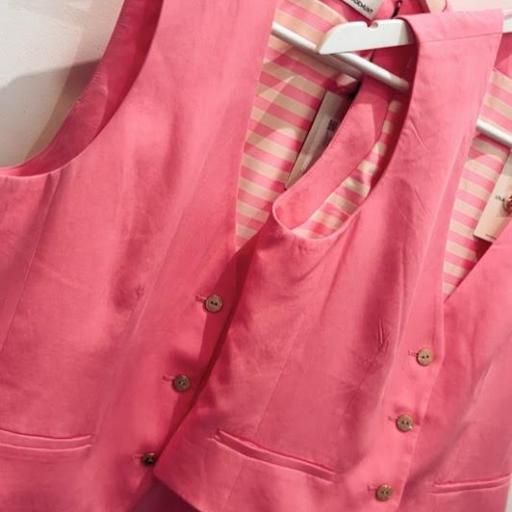 Chaleco Entallado rosa Lola Casademunt