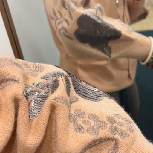 Cárdigan flores lentejuelas Pailsey Nekane. [2]