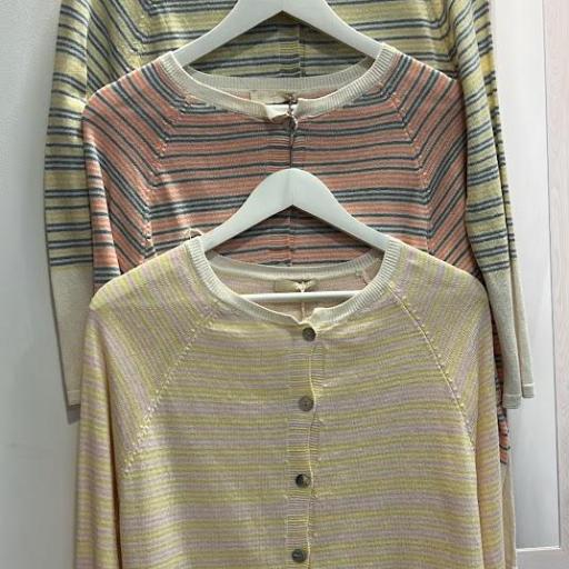Chaqueta punto Stripes. 