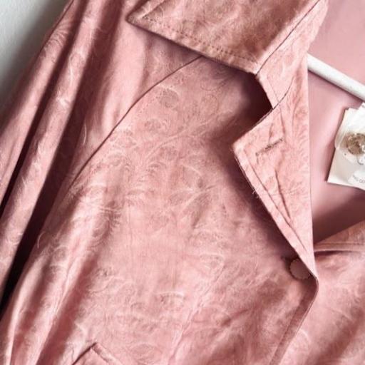 Chaqueta jacquard rosa Nekane. [3]