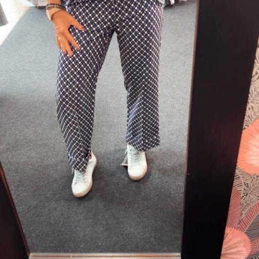 Pantalón Estampada geometrica Blu Mimimua [1]