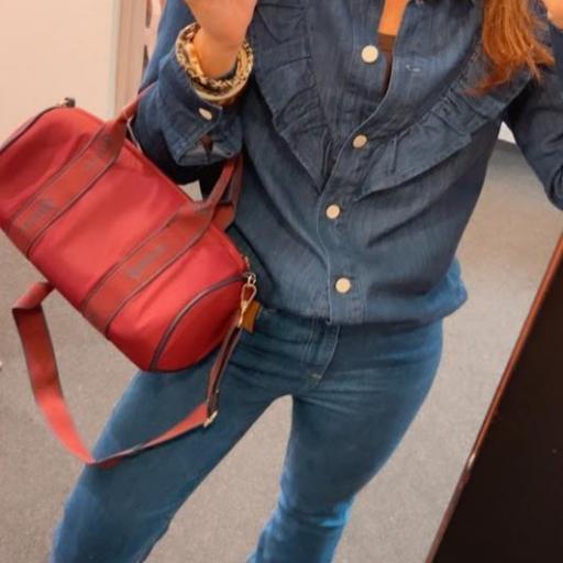 Bolso retro Burdeos Guess. [2]