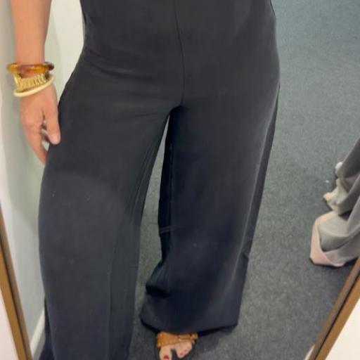 Pantalón fluido negro Wildpony. [0]