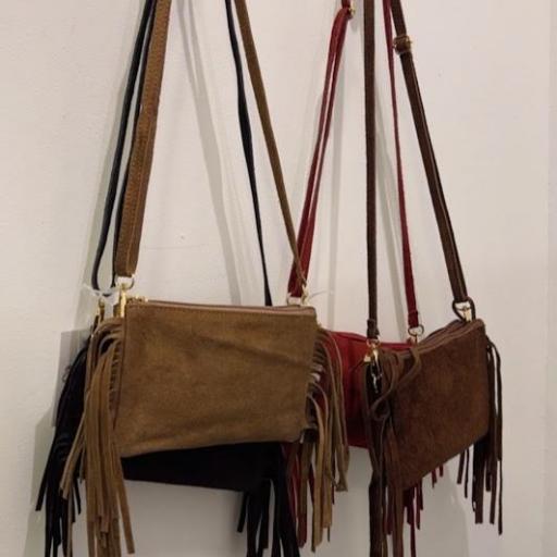 Bolso ante mini flecos.  [1]