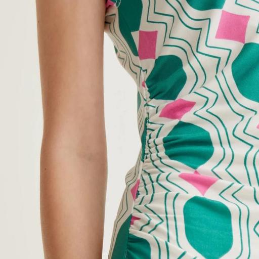 Vestido geométrico Compañía Fantástica.