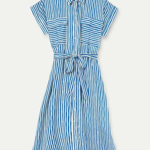 Vestido Camisero RayasCompañía Fantástica.  [1]
