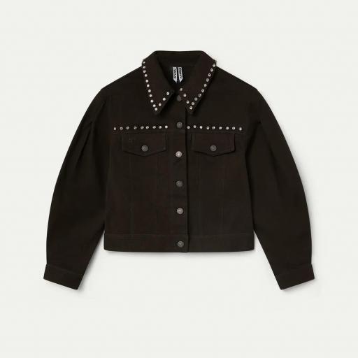 Chaqueta marrón tejana strass Wildpony.  [1]
