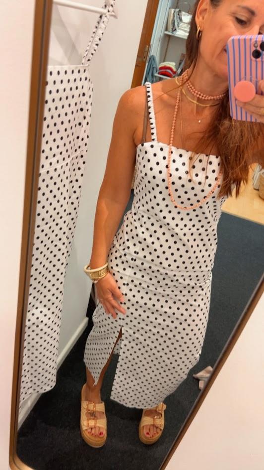 Vestido Midi Topo Compañía Fantástica.