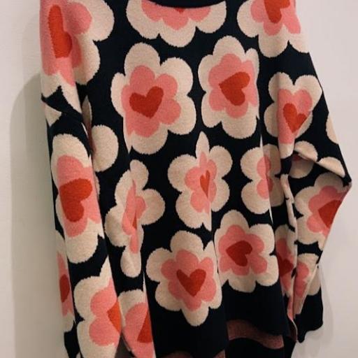 Jersey gris detalles stras multicolor Compañia Fantastica.   [0]