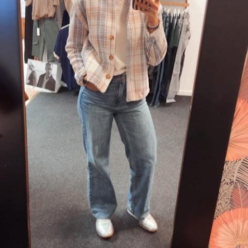 Chaqueta cuadros azul cielo & Rosa.  [1]