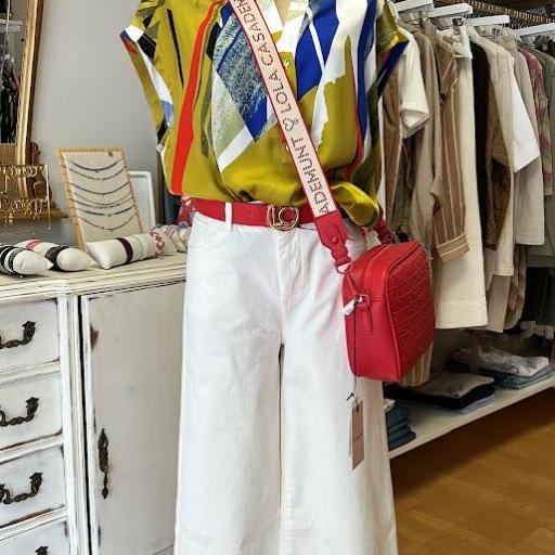 Pantalón tejano Blanco  Lola Casademunt.  [2]