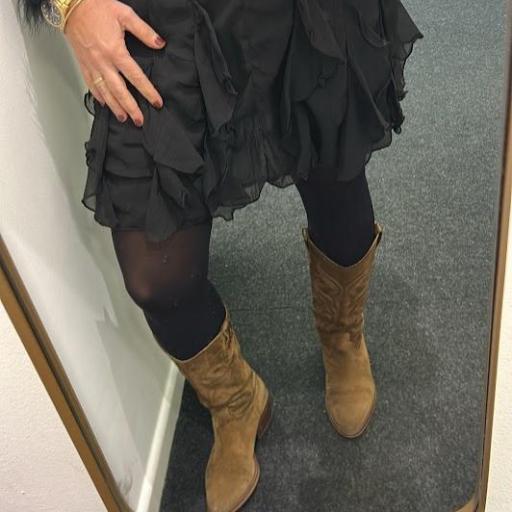 Minifalda Volantes negra Wildpony [2]