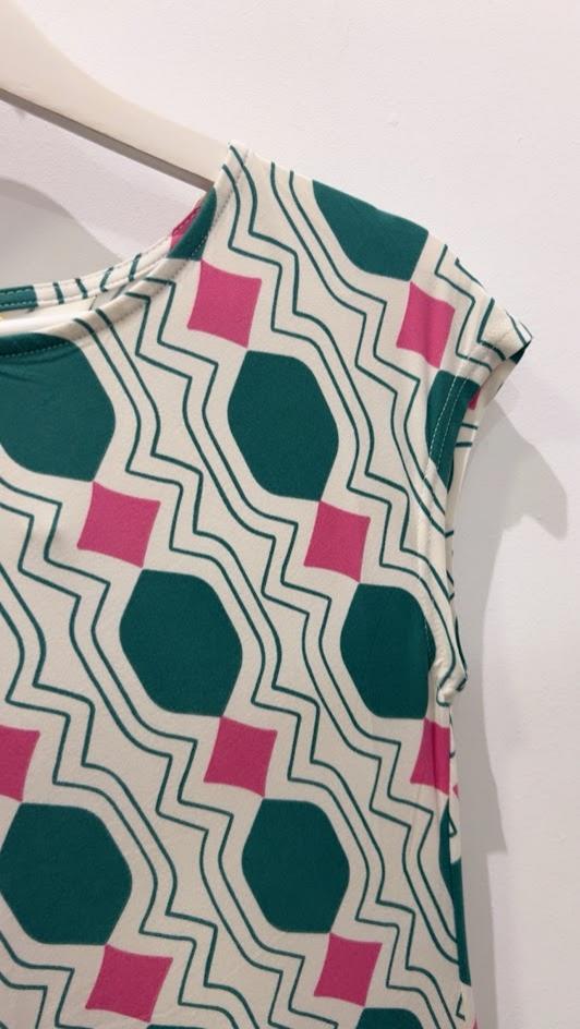 Vestido geométrico Compañía Fantástica.