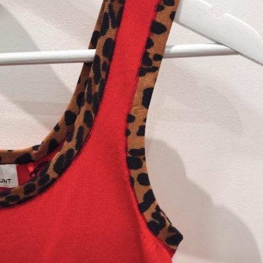 Top punto rib contraste Lola Casademunt. 