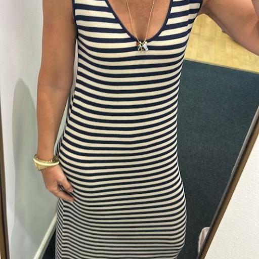 Vestido punto rayas Compañia Fantástica.  [3]