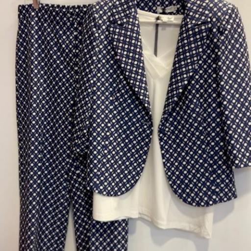 Americana Estampada geometrica Blu Mimimua [1]