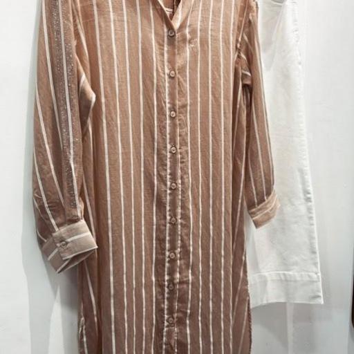 Camisola larga Beige Lola Casademunt.  [0]