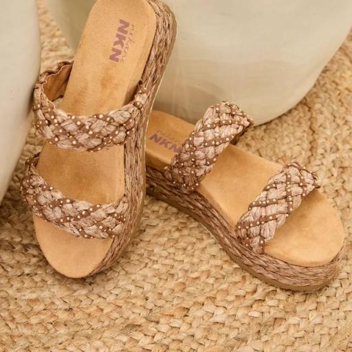 Sandalias Castor rafia Nekane.  [0]