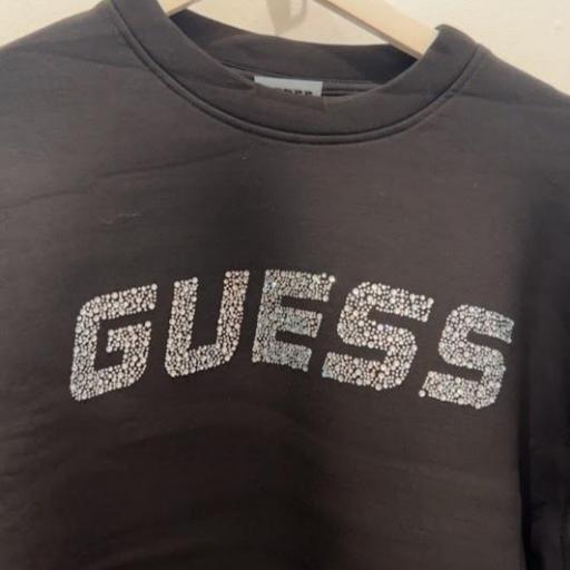 Sudadera Strass Negra Guess. [2]