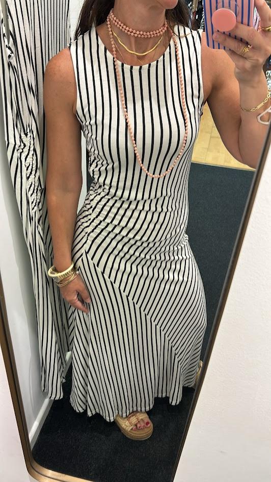 Vestido punto rayas Compañia Fantástica.