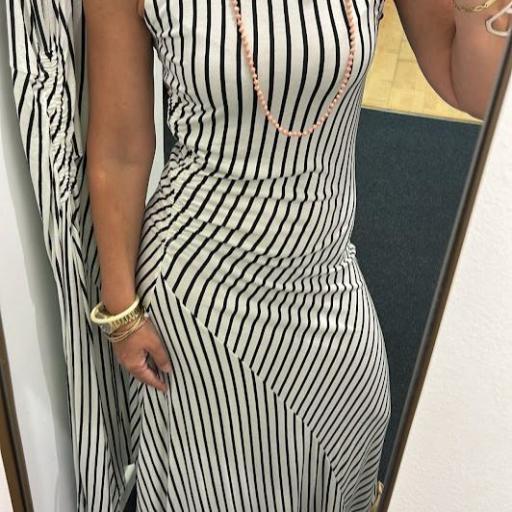 Vestido punto rayas Compañia Fantástica.