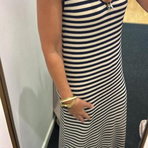 Vestido punto rayas Compañia Fantástica.  [2]