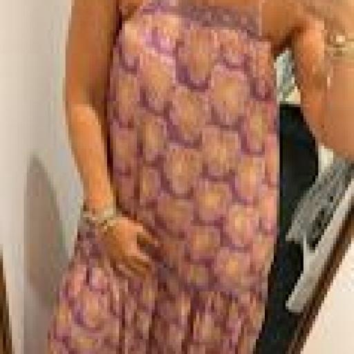 Vestido Halter margaritas Nekane.  [2]