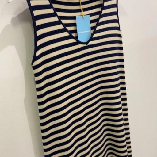 Vestido punto rayas Compañia Fantástica.  [1]