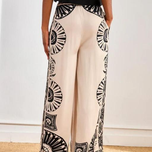 Pantalón estampado Bicolor Nekane. [1]