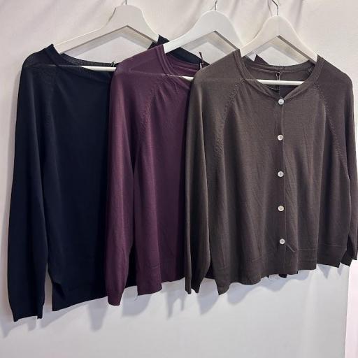 Chaqueta punto fino.