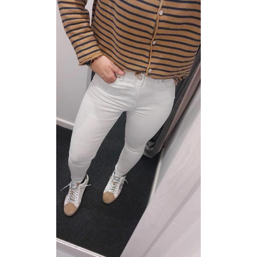Pantalón tejano Body curve blanco Tiffosi [2]