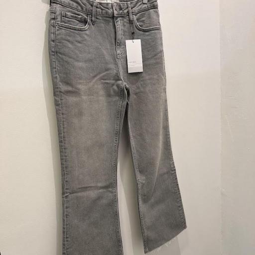 Pantalón tejano Megan cropped Gris Tiffosi [3]