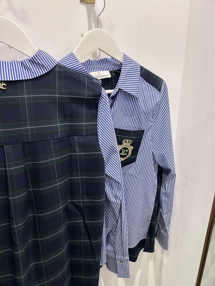Camisa Rayas Tartan Lola Casademunt.